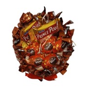 Mini tort KKP widziany z góry – Kasztanki Wawel i wafelki Prince Polo Mini